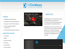 Tablet Screenshot of billdewees.com